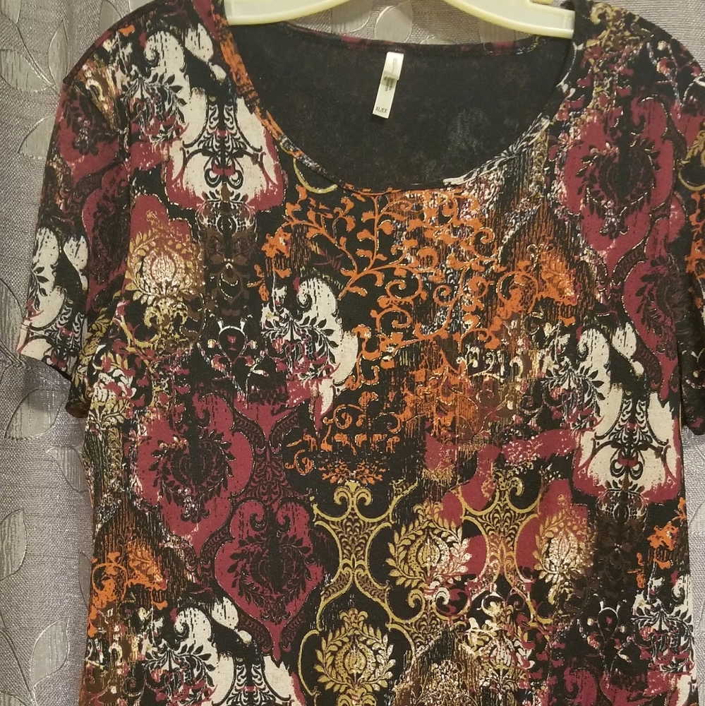 White Stag fall wine and tan top